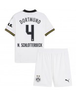 Borussia Dortmund Nico Schlotterbeck #4 Alternativní dres pro děti 2024-25 Krátký Rukáv (+ trenýrky)